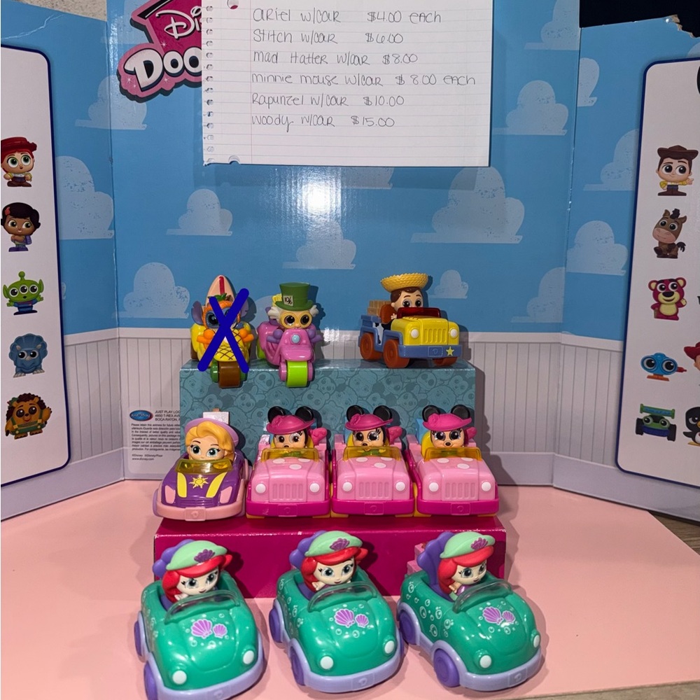 Disney Doorable let’s go cars with matching doorable